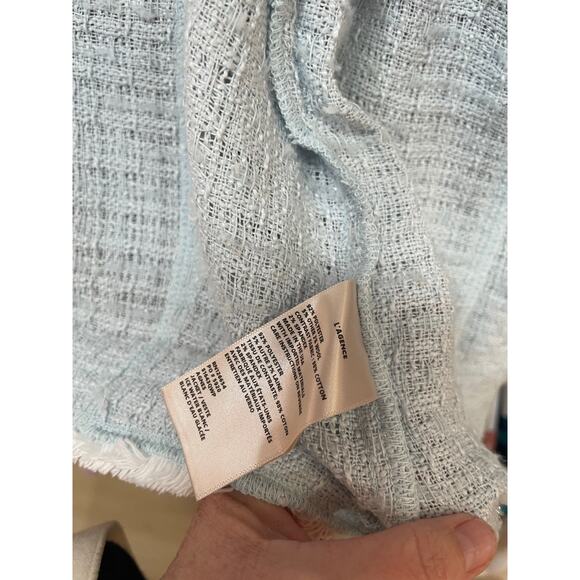 ✨ L’AGENCE Agnes Tweed Denim Jacket – Size Large – NWT ✨ - Picture 4 of 5